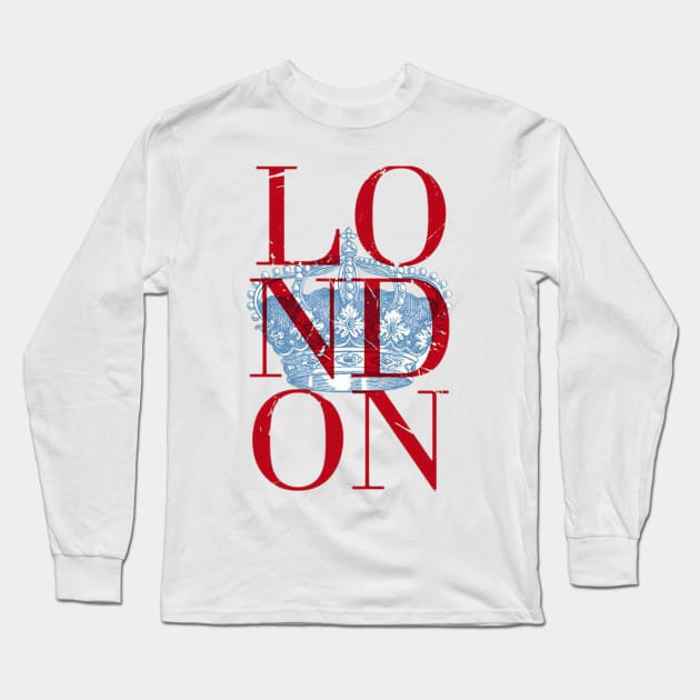 London Souvenir Long Sleeve T-Shirt by Happy Art Designs